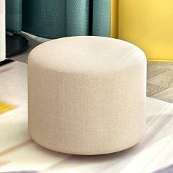 实木圆形小凳子家用水果凳换鞋凳小板凳沙发凳实木凳创意布艺凳子