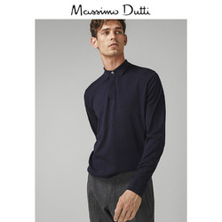 Massimo Dutti 00935317401 男士POLO针织衫