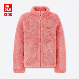 UNIQLO 优衣库 儿童长绒摇粒绒外套