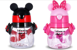Disney 迪士尼 米妮系列 WD-4385 儿童吸管水杯 440ml *3件
