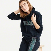 Abercrombie & Fitch Abercrombie&Fitch 229675 女士毛边帽衫