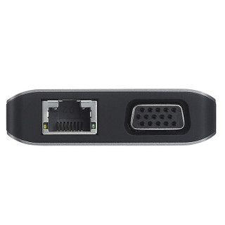 ThinkPad 思考本 联想type-c扩展坞HDMI/VGA转接头RJ45网口苹果雷电3读卡器LX0801四个USB接口