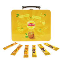 Lipton 立顿 LINE FRIENDS 悠享装 香浓原味+港式鸳鸯奶茶 40条*5+Lipton 经典口味拿铁奶茶粉*5