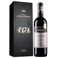 法国进口红酒 波尔多梅多克中级庄 乐朗1374古堡 干红葡萄酒 2014年 礼盒装 750ml