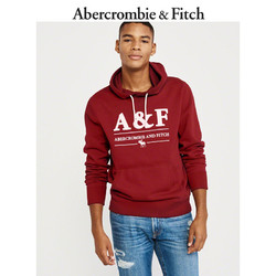 Abercrombie & Fitch男装 Logo 款厚实帽衫 241894-1 AF