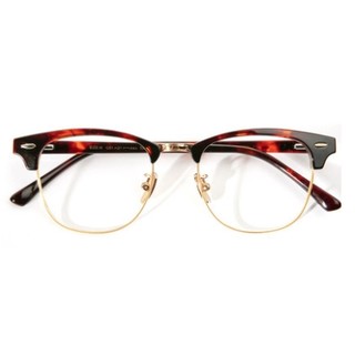 HAN 汉 HD4959 复古不锈钢光学眼镜架+1.56防蓝光镜片