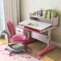 sihoo西昊 80CM小型儿童学习桌椅套装 KD16+K15 粉色