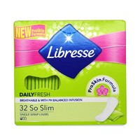 Libresse 薇尔 纯棉卫生巾护垫 无香型 150mm*32片 *5件