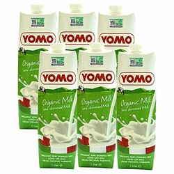 Yomo 优睦 部分脱脂牛奶 家庭装1L×6