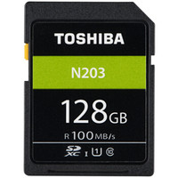 TOSHIBA 东芝 N203 SDXC UHS-I U1 C10 SD存储卡 128GB