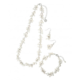 限新用户：JINKA NEZU 施华洛世奇淡水珍珠首饰套装（项链+手链+耳环）
