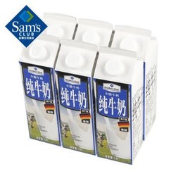 Member's Mark 德国进口 全脂纯牛奶 1LX6盒 整箱装  进口纯牛奶 健康早餐奶
