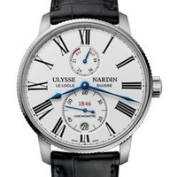 银联专享：ULYSSE NARDIN 雅典 Marine 航海系列 1183-310/40 男士机械腕表