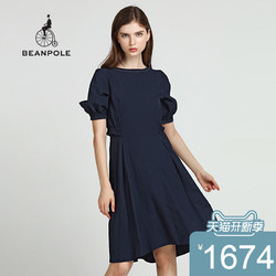 BEANPOLE滨波 商场同款女士纯色休闲时尚连衣裙 BF8471Z07