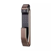 SAMSUNG 三星 P718 密码锁家用防盗门智能电子锁 咖啡棕