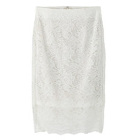 经典人气单品 GU 极优 女士优雅蕾丝半裙