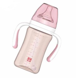 gb 好孩子 B80389 宝宝ppsu奶瓶 粉色 260ml *3件