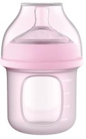 gb 好孩子 新生儿硅胶耐防摔奶瓶 120ML *2件