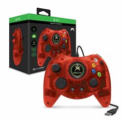 Hyperkin Duke 初代Xbox复刻 游戏手柄 透明红