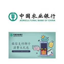 农业银行 X 微信支付 新绑卡期间消费
