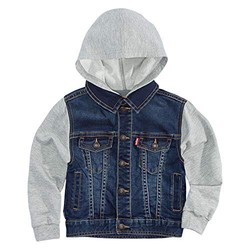 Levi's Hooded Trucker 男童时尚拼接连帽夹克