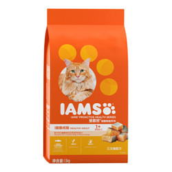 爱慕思（IAMS）爱慕思 宠物成猫猫粮 三文鱼味 1.5kg