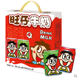 旺旺 旺仔牛奶 O泡果奶  125ml*16盒组合装（牛奶*12+O泡*4） *3件