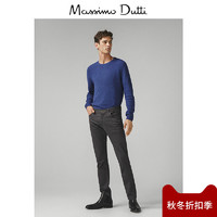Massimo Dutti 00055055802 男装 修身版法兰绒仿牛仔布长裤