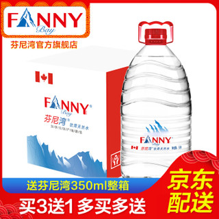 芬尼湾（FANNYBAY） 加拿大进口饮用天然水5L*4桶 整箱弱碱水 非苏打矿泉水饮用水 (4瓶/箱)