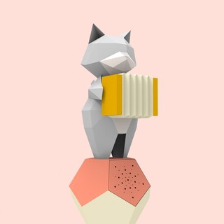 HYM 趣味DIY 动物系列 折式音箱