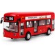 知识花园 伦敦单层巴士 合金回力车 红色（声光+双门可开） *4件