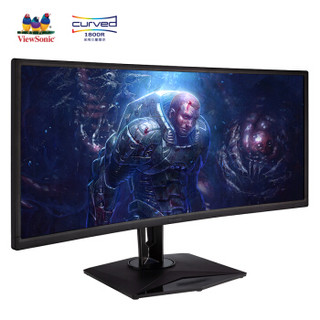 XG350R-C 35英寸曲面显示器（100Hz、FreeSync、HDR10、100％sRGB）