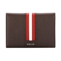 BALLY 巴利 Talknis系列 男士品牌经典条纹装饰卡夹护照夹 *2件