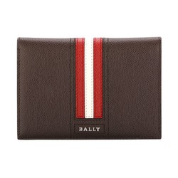 BALLY 巴利 Talknis系列 男士品牌经典条纹装饰卡夹护照夹 *2件