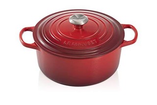 Le Creuset 酷彩 Signature铸铁圆形锅 18cm 樱桃红