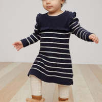 Gap 盖璞 婴儿纯棉长袖连衣裙