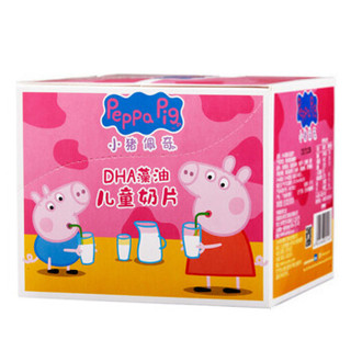 小猪佩奇（Peppa Pig）DHA藻油儿童奶片 牛奶片 15g*10袋/盒 *2件