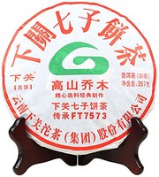下关 普洱茶 熟茶 2017年 高山乔木 传承 FT7573 泡饼 357克/饼