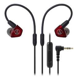 Audio Technica/铁三角 ATH-LS200iS双动铁发烧带麦入耳式耳机