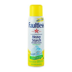 Faultless 福星 熨衣上浆液 喷雾加强型(柠檬)585ml/567g(美国进口 衣物除皱 持久定型) *2件