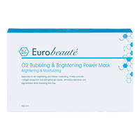 Eurobeaute 奥莱贝思 O2 bubbling mask注氧透亮面膜贴6片/盒 改善暗哑 注氧透亮面膜 6片