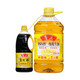 鲁花 5S 压榨一级 花生油 3.68L 单桶+鲁花自然鲜酱油1L