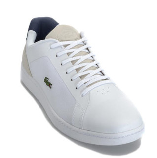 LACOSTE 拉科斯特 Endliner系列系带平底男士休闲鞋板鞋 736SPM0020042 White Navy UK 9 