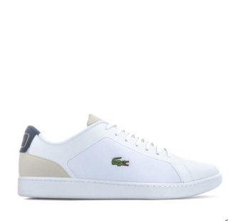 LACOSTE 拉科斯特 Endliner系列系带平底男士休闲鞋板鞋 736SPM0020042 White Navy UK 9 