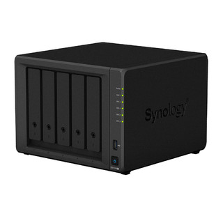 Synology 群晖 DS1019+ NAS存储服务器 黑色