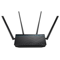 ASUS 华硕 RT-ACRH17 1700M 千兆双频 WiFi 5 家用路由器 黑色