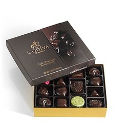 GODIVA 黑巧克力礼盒 16颗