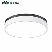 中亚Prime会员： NVC 雷士照明 新有范炫酷黑 24W led吸顶灯简约大气后现代客厅灯圆形卧室灯具
