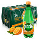 法国原装进口 巴黎水（Perrier）含气天然矿泉水 橘子味气泡水500ml*24瓶 整箱