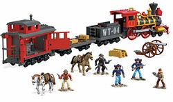 MEGA BLOKS 美家宝 Construx Probuilder Train Heist 火车劫持 积木玩具 1272片